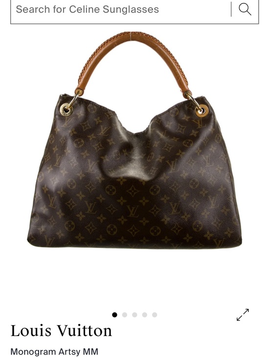 Louis Vuitton Handbags - Louis Vuitton Monogram Artsy MM Tote in Brown and Tan- The Real Real with pics